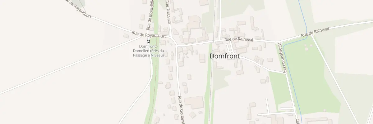 Plan du 4 Rue Raineval à Domfront