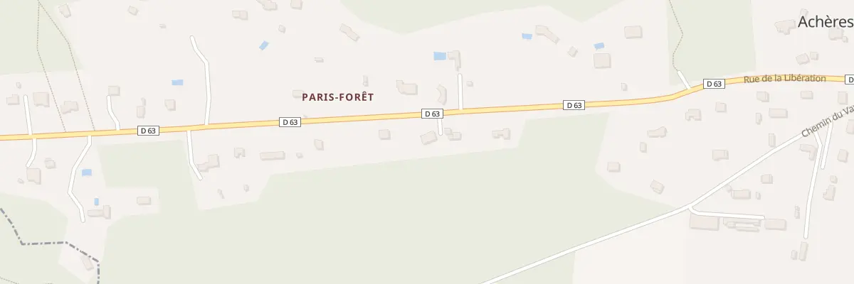 Plan du 7 Paris Foret à Achères-la-Forêt