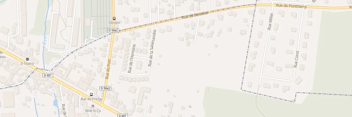 Plan du 16 Rue de Boissise à Pringy