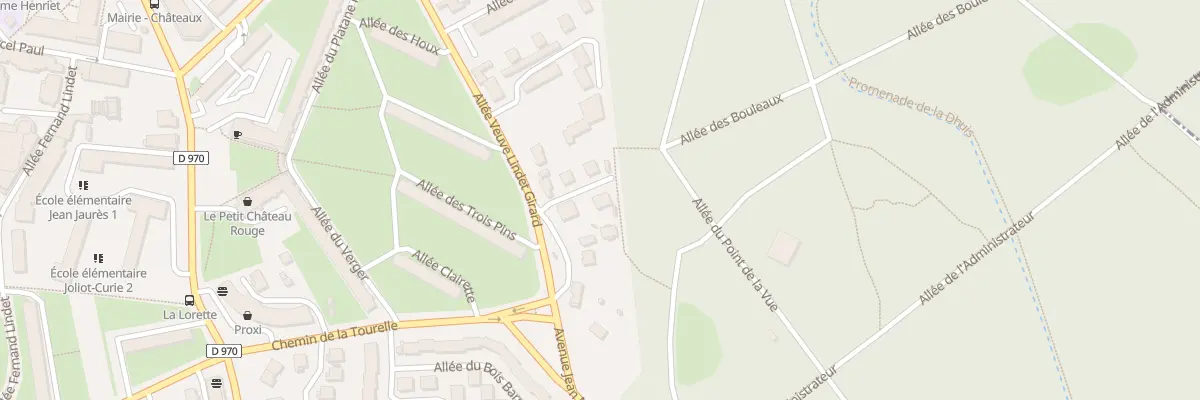 Plan du 4 All de la Forêt à Clichy-sous-Bois