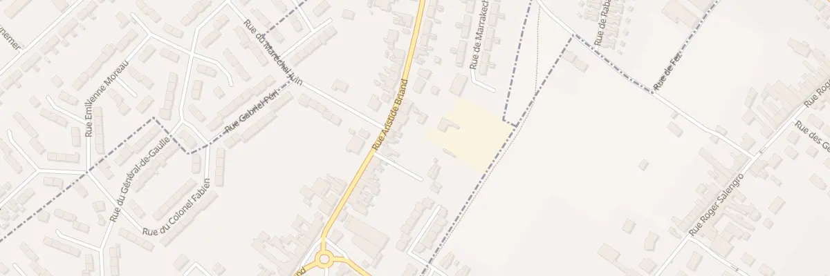 Plan du 496 Rue Aristide Briand à Houdain