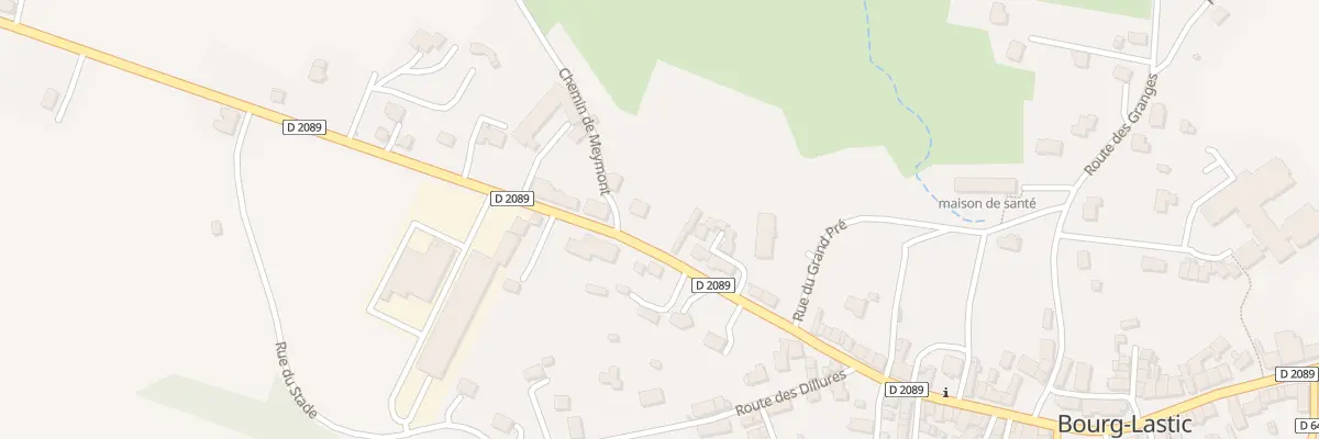 Plan du 42 Rte de Tulle à Bourg-Lastic