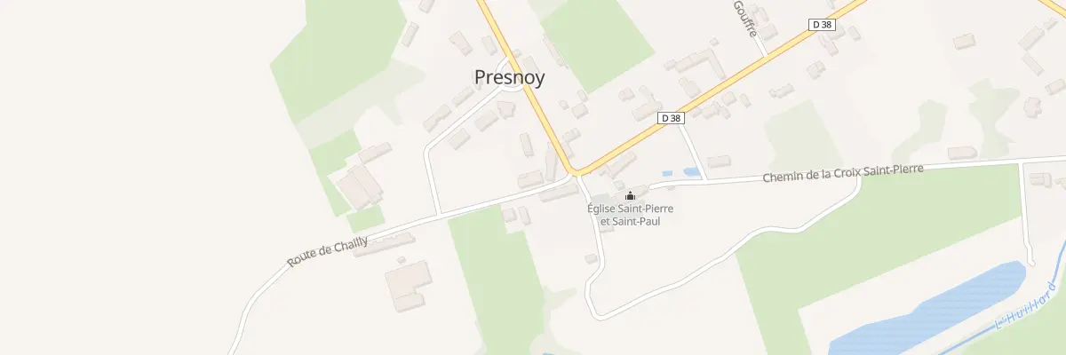 Plan du 4 Rte de Chailly à Presnoy