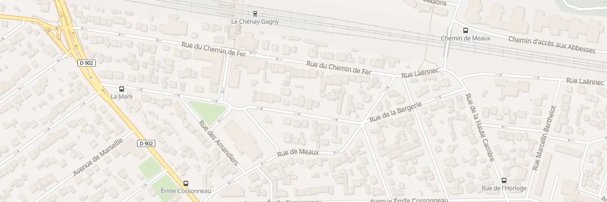 Plan du 14 Rue de la Mare à Gagny