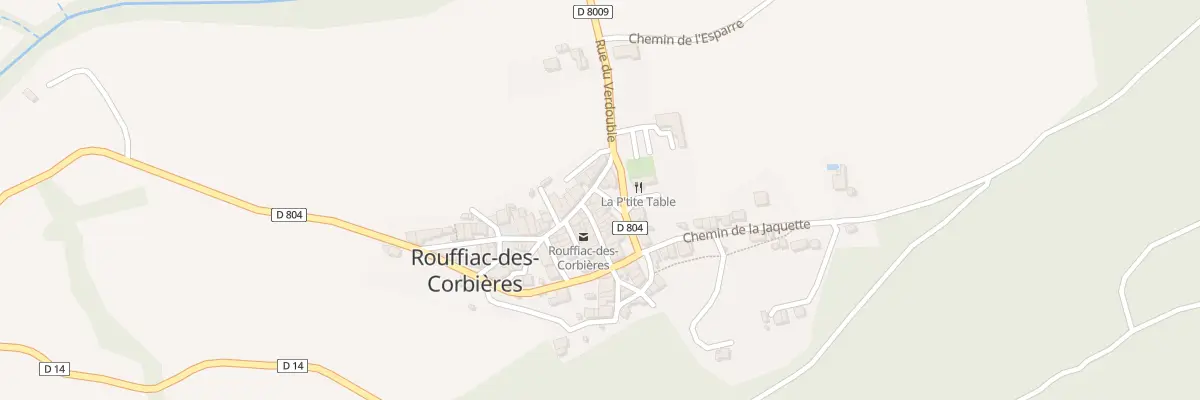Plan du 2 Rue du Lavoir à Rouffiac-des-Corbières