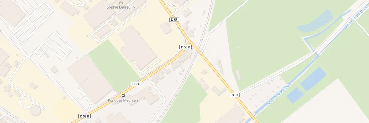 Plan du 140 Rue du Pont des Meuniers à Hazebrouck