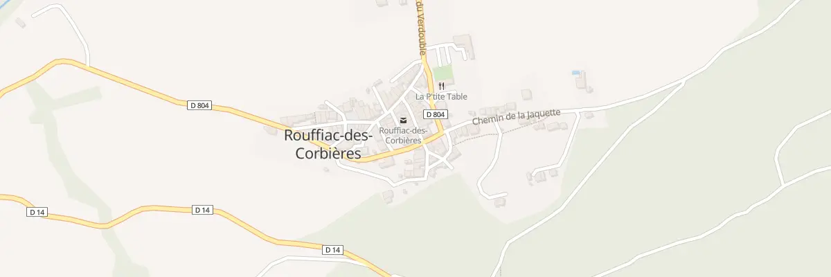 Plan du 14 Rue Blanche Castille à Rouffiac-des-Corbières