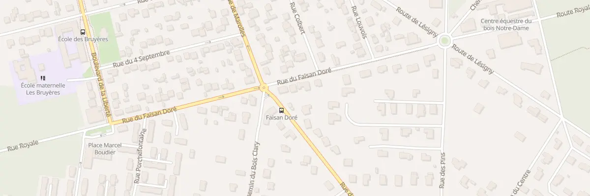 Plan du 28 Rue Faisan Dore à Sucy-en-Brie