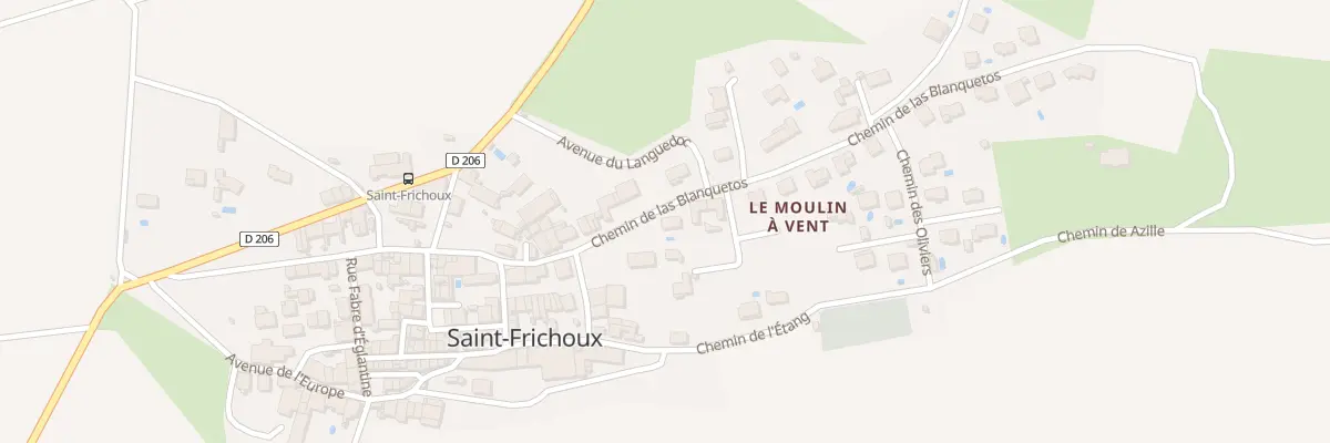 Plan du 6B Che de Las Blanquetos à Saint-Frichoux