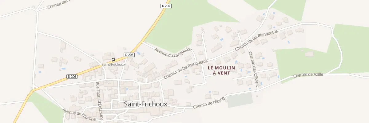 Plan de Che de Las Blanquetos à Saint-Frichoux