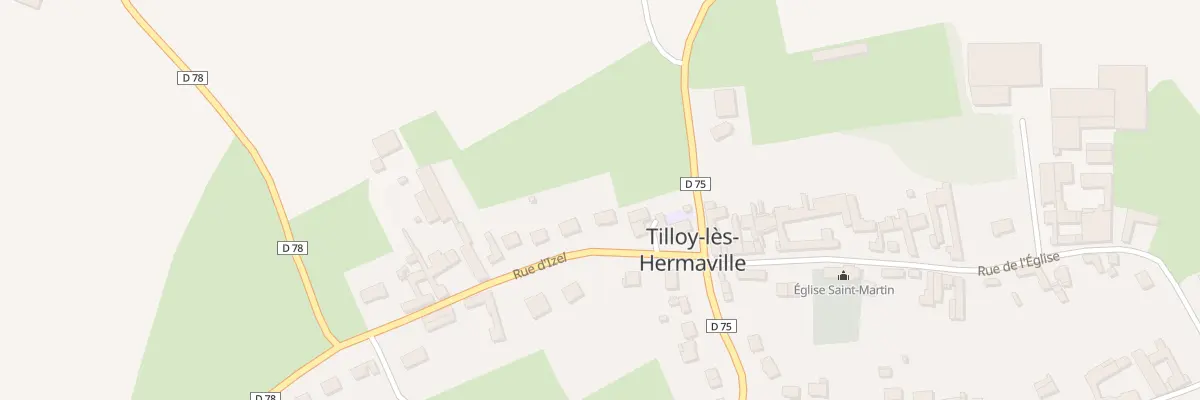 Plan du 7 Rue d’Izel à Tilloy-lès-Hermaville
