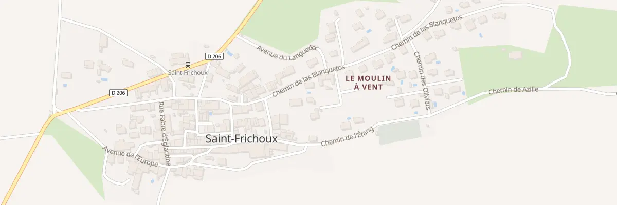 Plan du 6T Che de Las Blanquetos à Saint-Frichoux