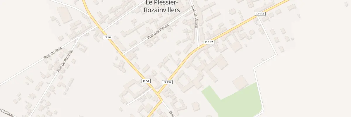 Plan du 9 Av des Acacias au Plessier-Rozainvillers