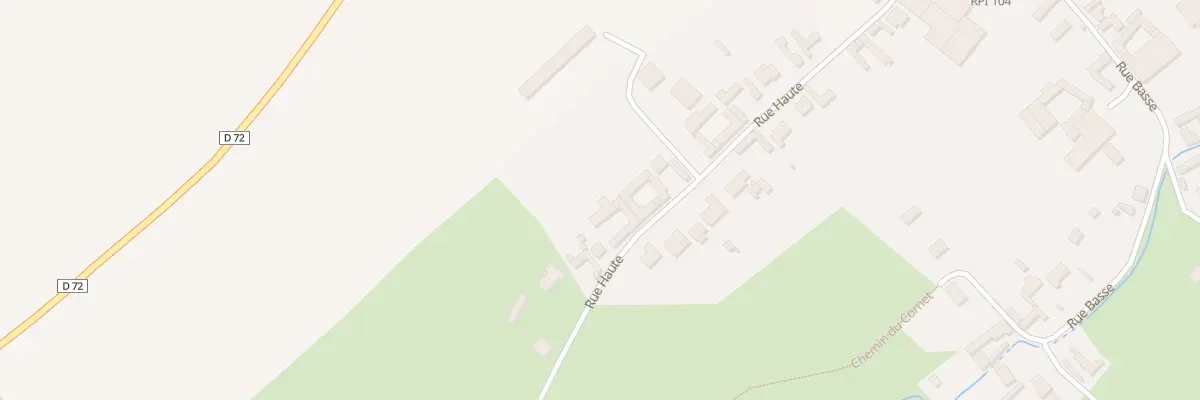 Plan du 334 Rue Haute à Hermin