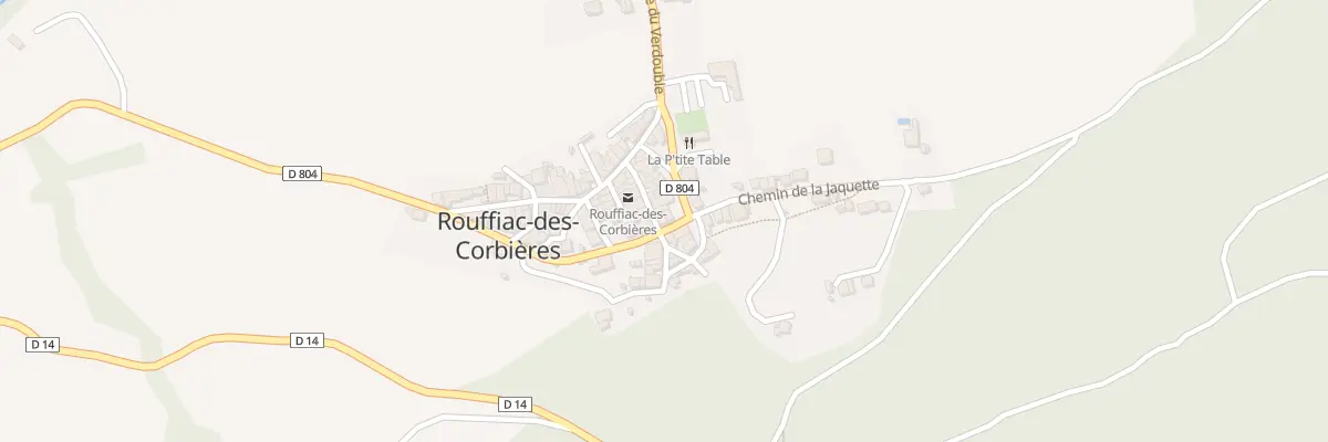 Plan du 15 Av St Felix à Rouffiac-des-Corbières