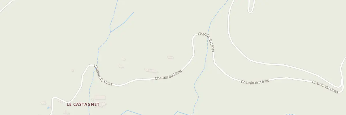 Plan du 111 Le Castagnet Haut à Lespinassière