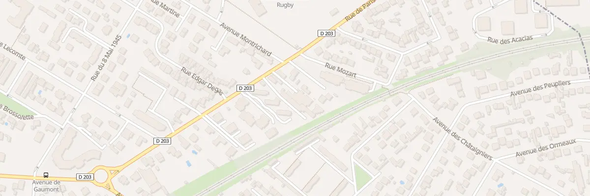 Plan du 166 Rue du Général de Gaulle à Villiers-sur-Marne