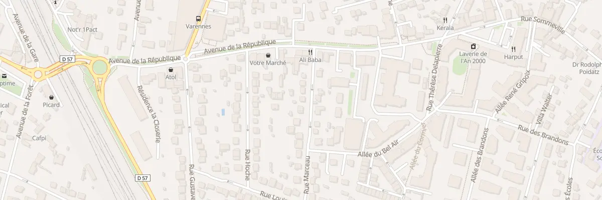 Plan du 10 Rue Marceau à Combs-la-Ville