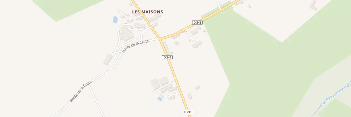 Plan du 2 Les Maisons à Audes