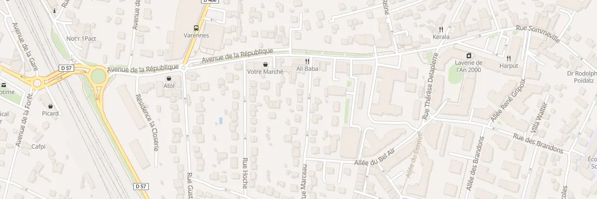 Plan du 8 Rue Marceau à Combs-la-Ville