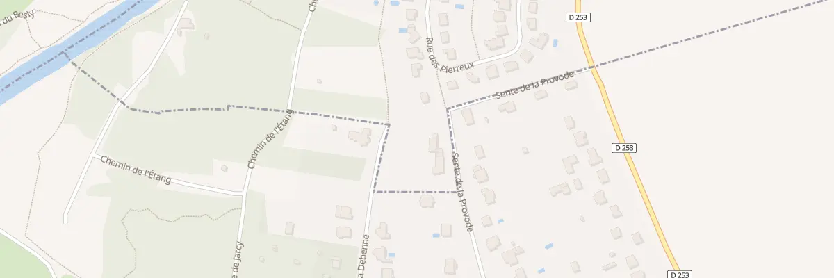 Plan du 31 Sen de la Provode à Périgny