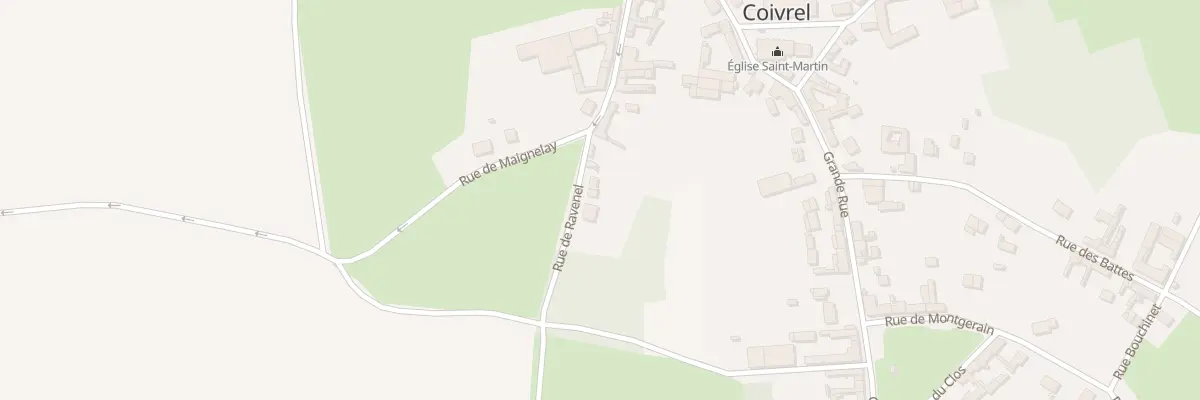 Plan du 5 Che de Ravenel à Coivrel