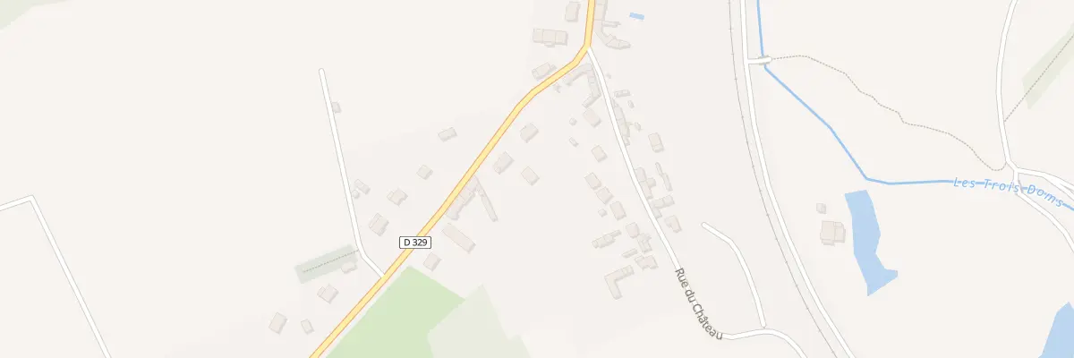 Plan du 68 Rue du Chateau à Ayencourt