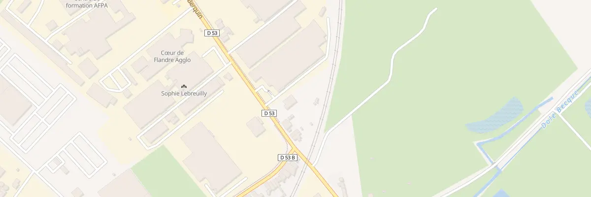 Plan du 75 Rue de Vieux-Berquin à Hazebrouck