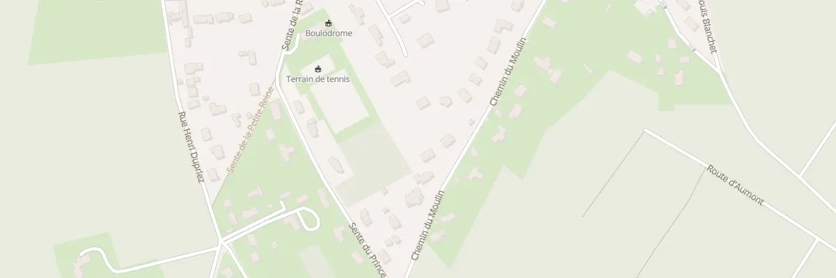 Plan du 20 Che du Moulin à Aumont-en-Halatte
