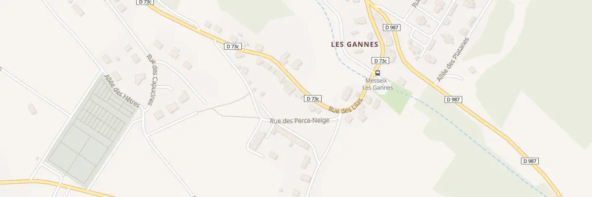 Plan du 18 Rue des Lilas à Messeix