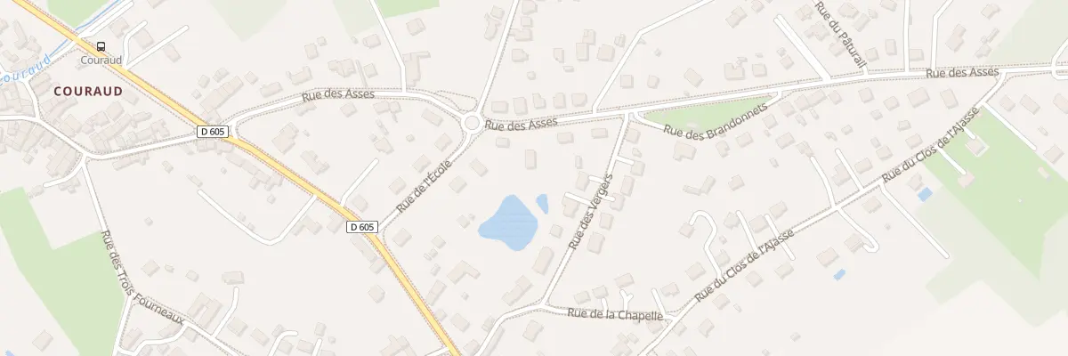 Plan du 10B Rue des Asses à Domérat
