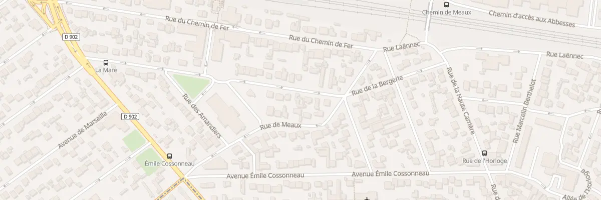 Plan du 3B Rue de la Mare à Gagny