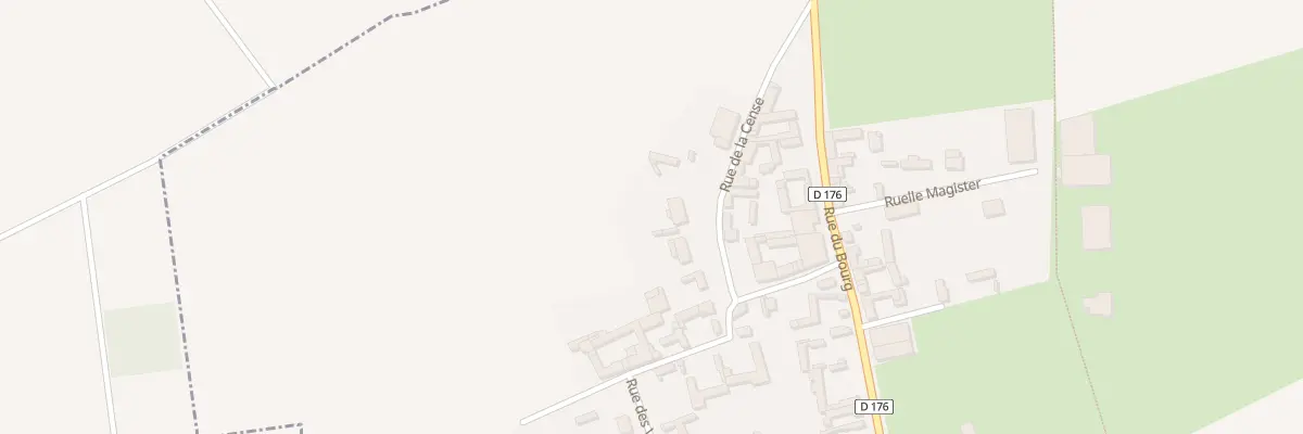 Plan du 1 Rue de la Cense à Bertrancourt