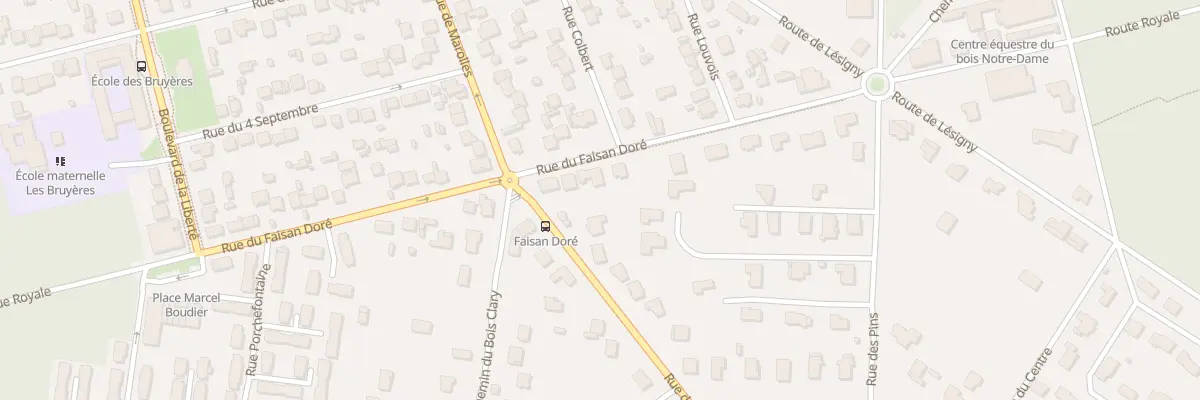 Plan du 30 Rue Faisan Dore à Sucy-en-Brie
