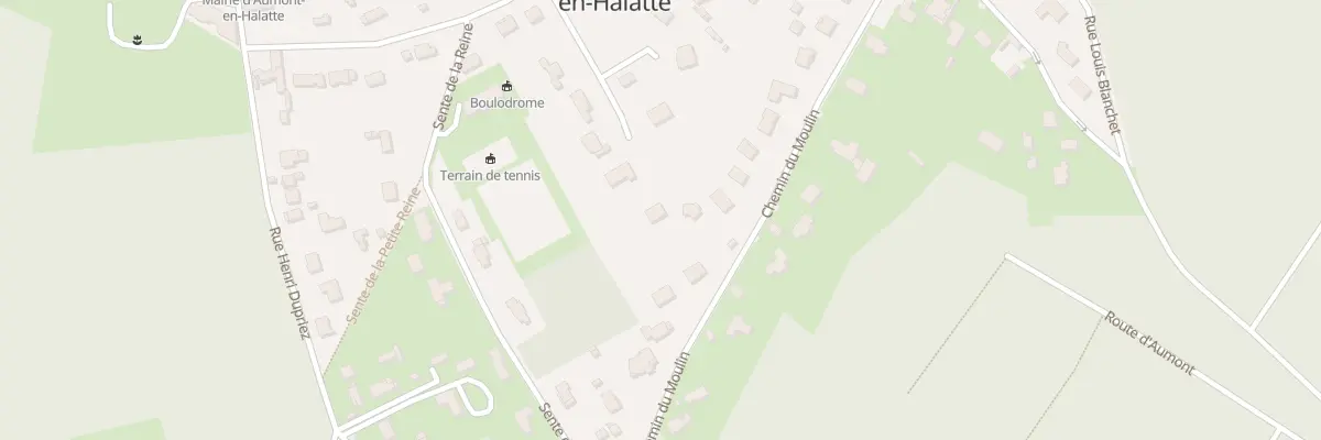 Plan du 16 Che du Moulin à Aumont-en-Halatte