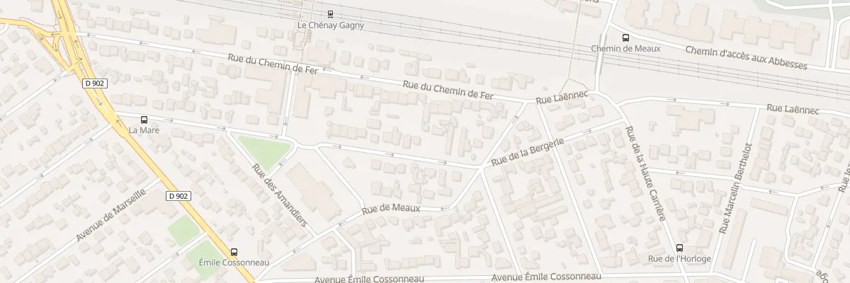 Plan du 10 Rue de la Mare à Gagny