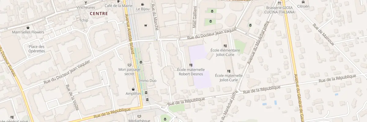 Plan du 27 Rue de la République à Noisy-le-Grand