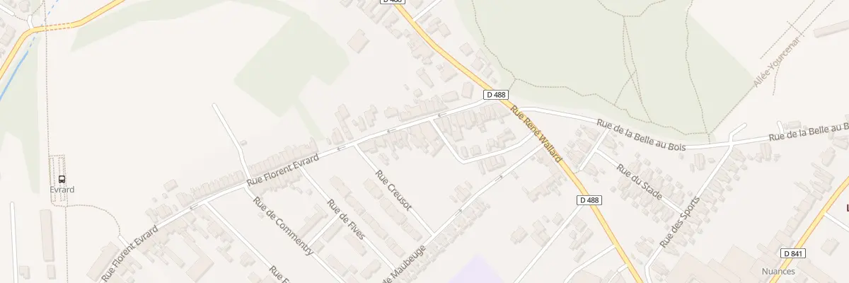 Plan du 750 Rue Florent Evrard à Bruay-la-Buissière