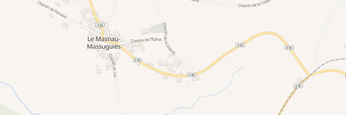 Plan du 1 Che de la Chèvre au Masnau-Massuguiès