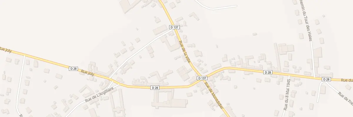 Plan du 20 Rue de la Ville à Mézières-en-Santerre