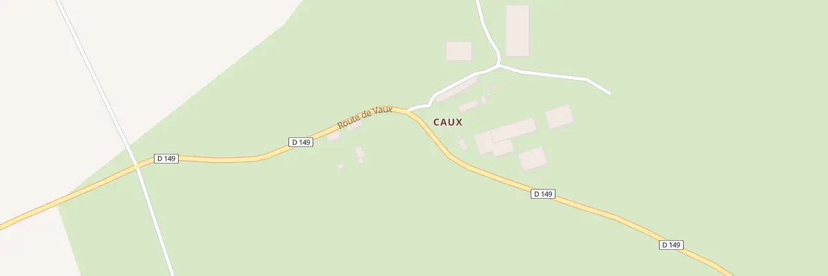 Plan du 5284 Caux à La Chapelaude