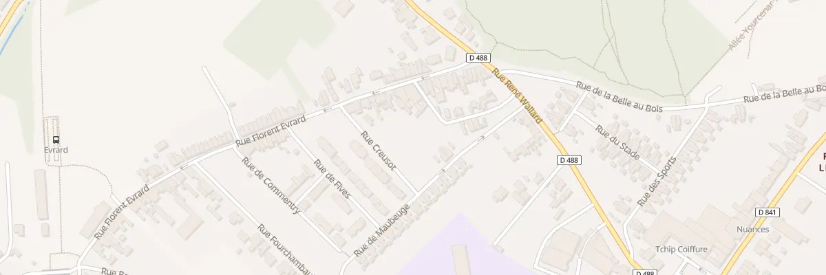 Plan du 734 Rue Florent Evrard à Bruay-la-Buissière