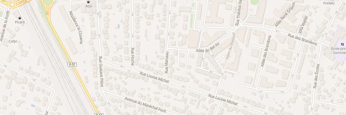 Plan du 25 Rue Marceau à Combs-la-Ville