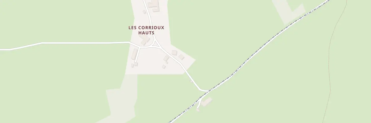 Plan du 2 Corrioux d’En Haut à Dontreix