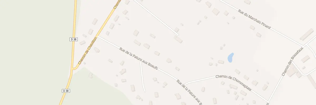 Plan du 7 Rue de la Pâture aux Boeufs à Chailly-en-Gâtinais