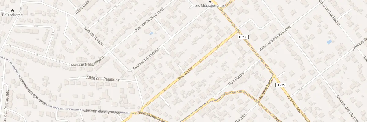 Plan du 20 Rue Gallet à Villiers-sur-Marne
