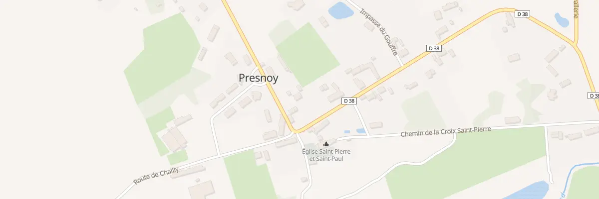 Plan du 3 Rte de Lorris à Presnoy