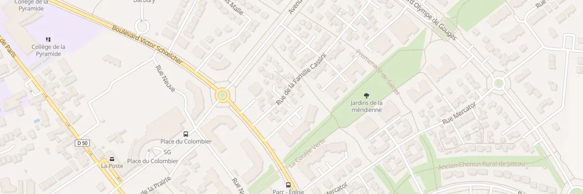 Plan du 8 Rue de la Famille Cassini à Lieusaint