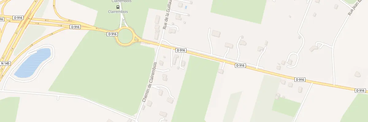 Plan du 8 Rte de Villars à Domérat