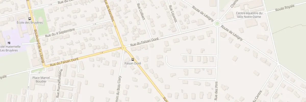 Plan du 34 Rue Faisan Dore à Sucy-en-Brie